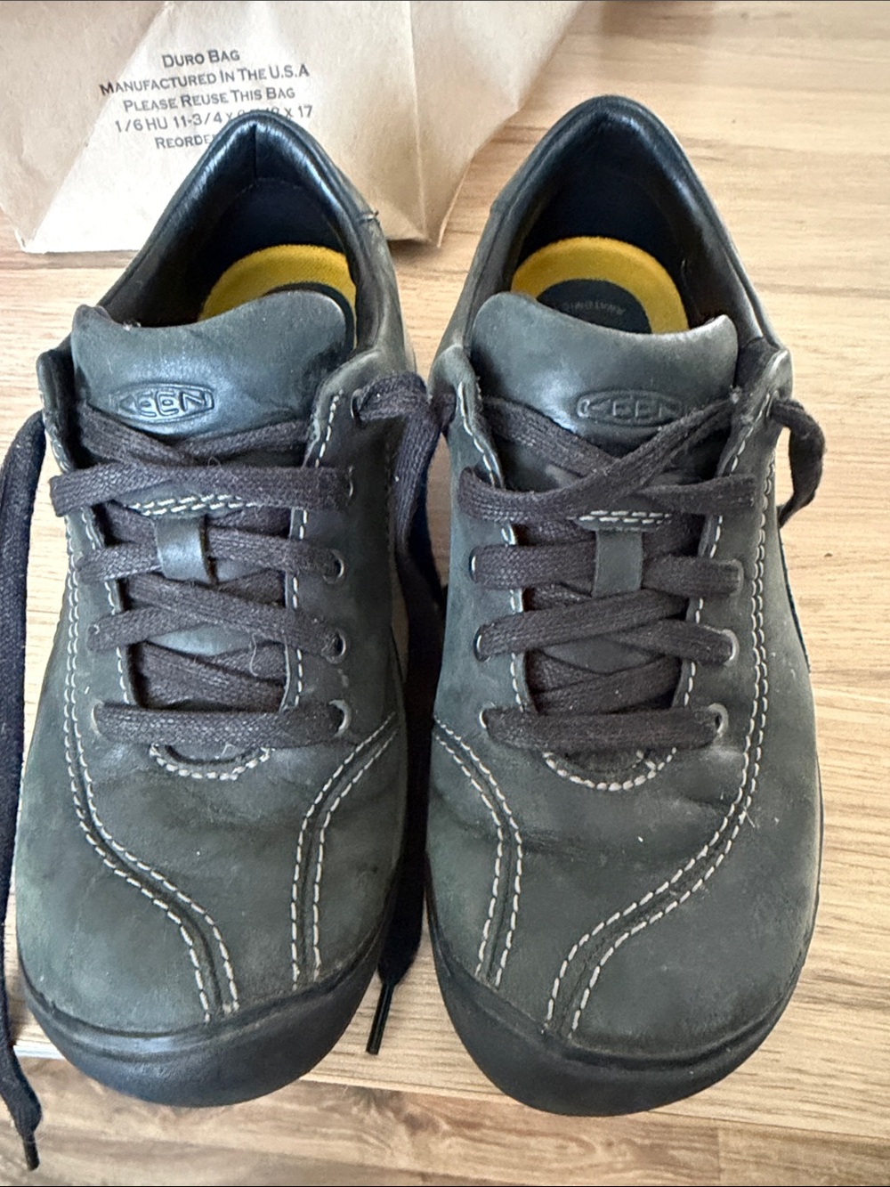 Keen Dark Gray Lace-Up Athletic Shoes